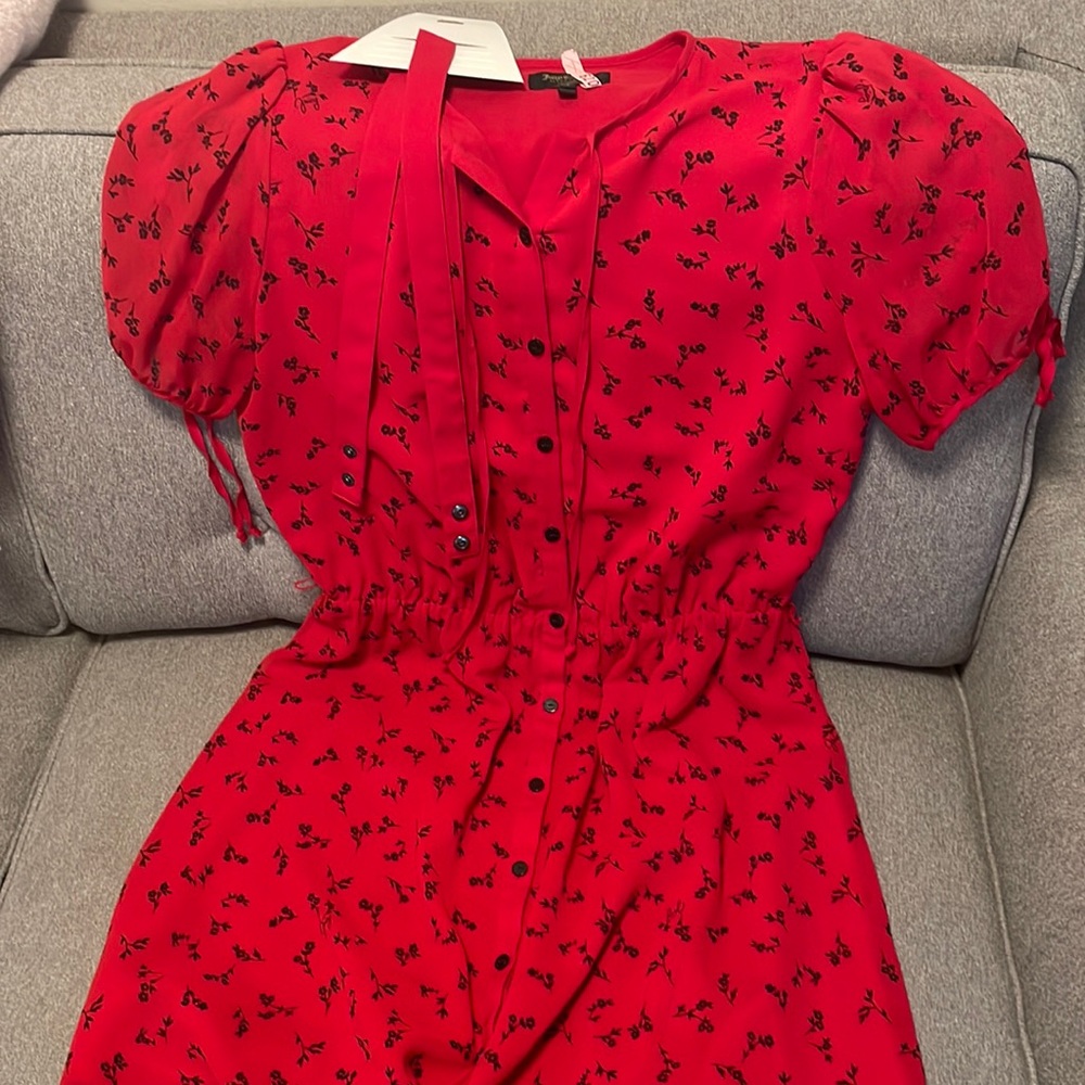Juicy Couture Black Label Floral Dress with Belt